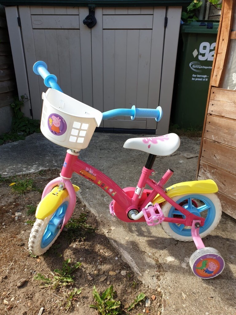 peppa pig bike with parent handle